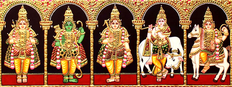 Tanjore painting class